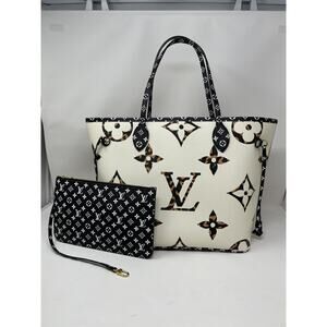 Louis Vuitton Neverfull MM Tote Limited Edition Jungle Mono